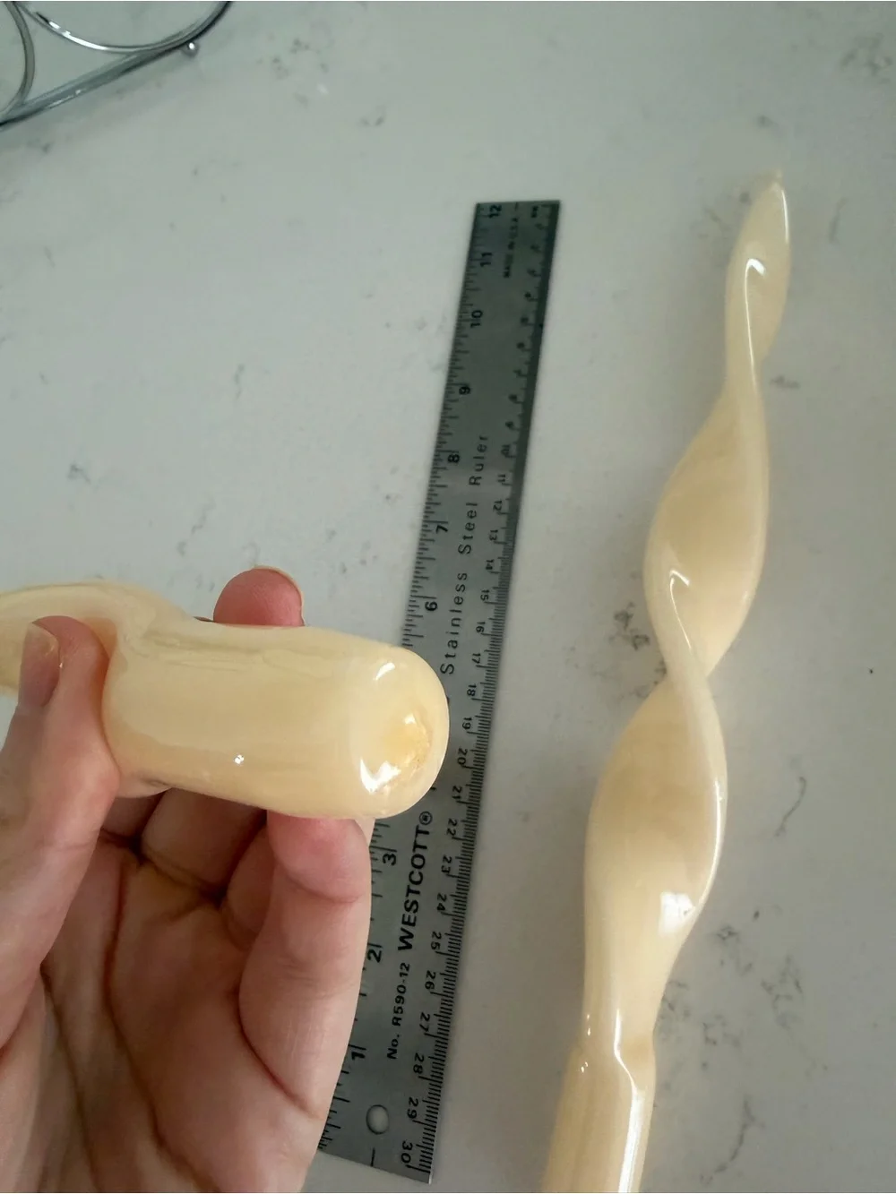 2 NEW Twisty Stick Candles